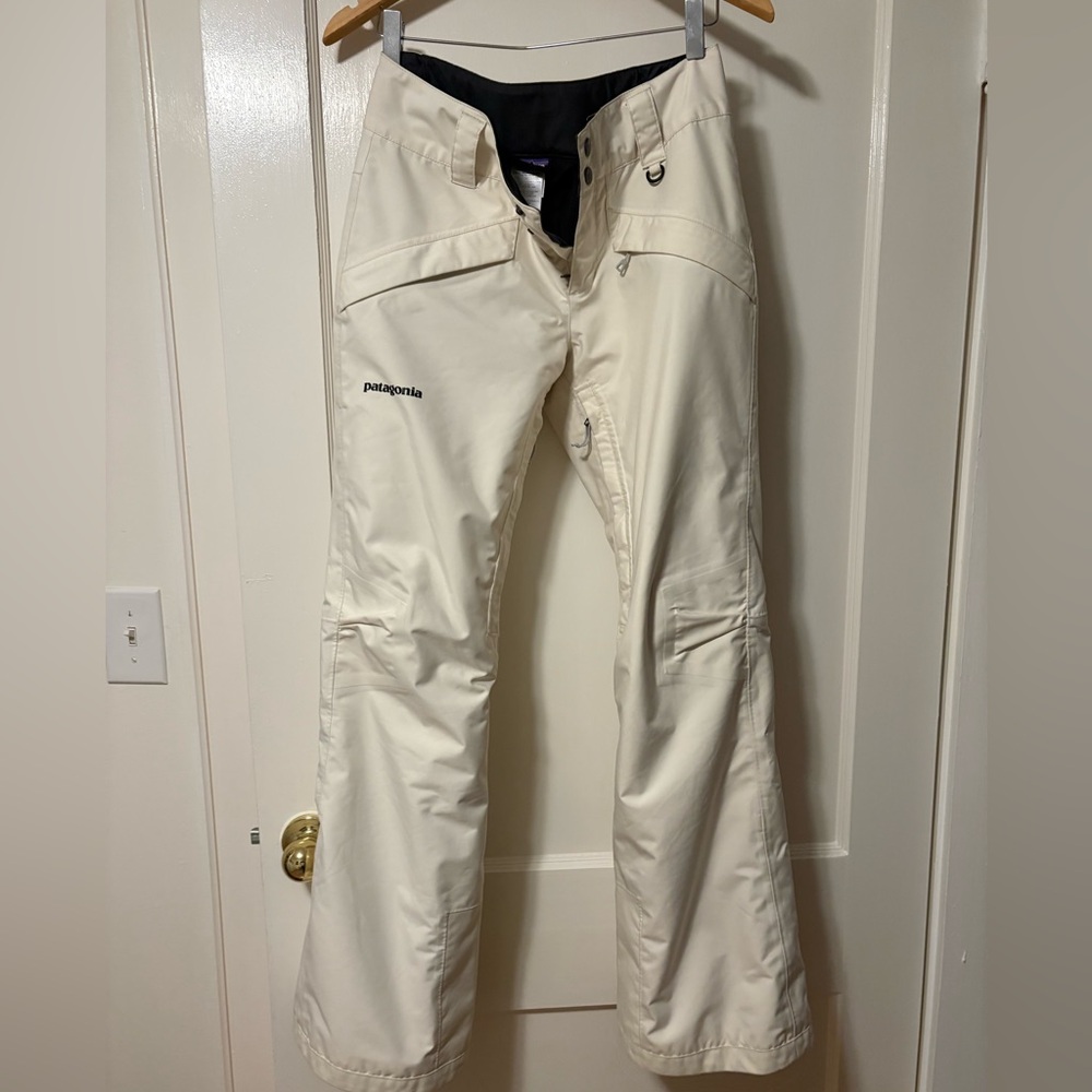 Patagonia Women’s Snowbelle Ski Pants — Off-white, Sz. XS